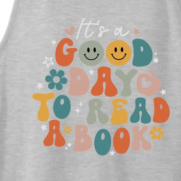 It's Good Day To Read Book Funny Library Reading Lovers Ladies Tri-Blend Wicking Tank