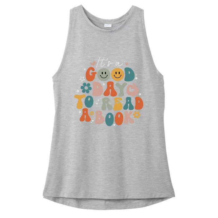 It's Good Day To Read Book Funny Library Reading Lovers Ladies Tri-Blend Wicking Tank