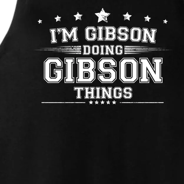 Im Gibson Doing Gibson Things Ladies Tri-Blend Wicking Tank