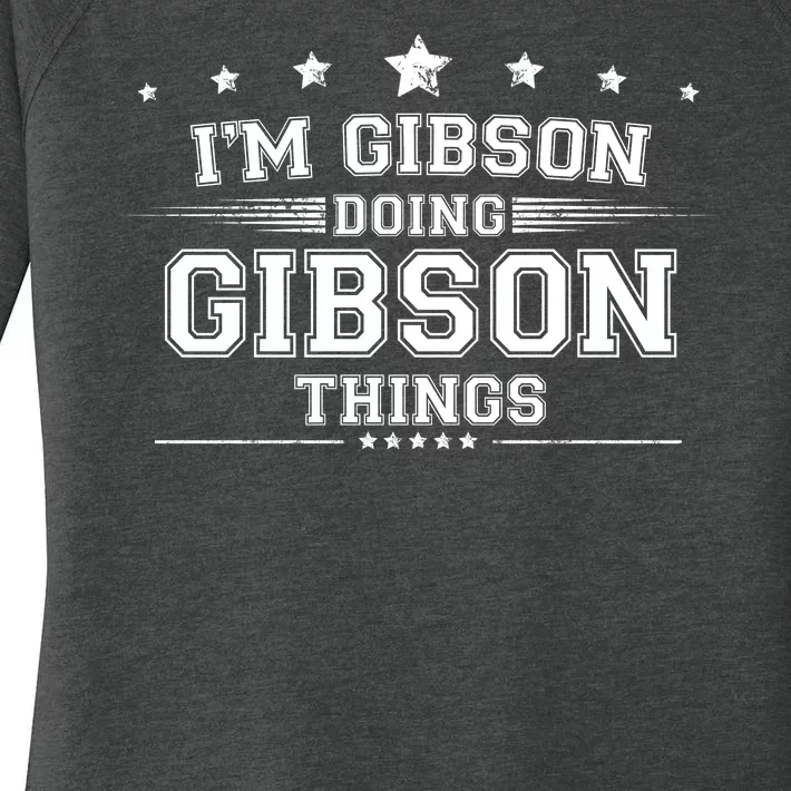 Im Gibson Doing Gibson Things Women's Perfect Tri Tunic Long Sleeve Shirt