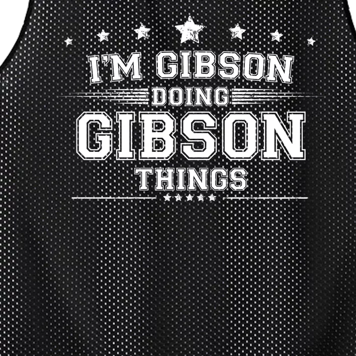 Im Gibson Doing Gibson Things Mesh Reversible Basketball Jersey Tank