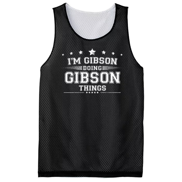 Im Gibson Doing Gibson Things Mesh Reversible Basketball Jersey Tank