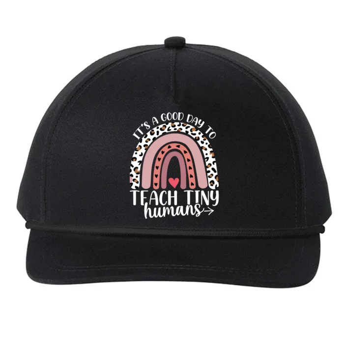 Its Good Day To Teach Tiny Humans Daycare Provider Teacher Snapback Five-Panel Rope Hat