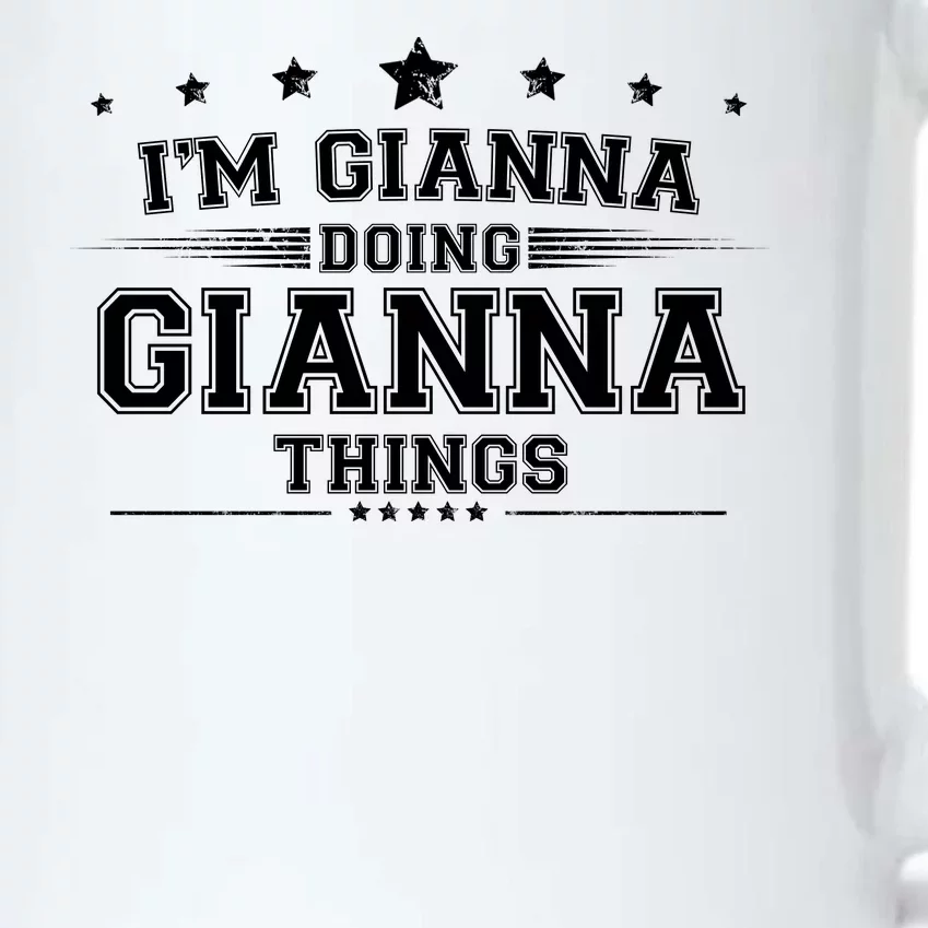 Im Gianna Doing Gianna Things Black Color Changing Mug