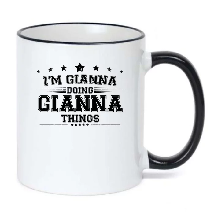 Im Gianna Doing Gianna Things Black Color Changing Mug