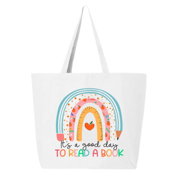 Its Good Day To Read Book Funny Library Reading Lovers 25L Jumbo Tote