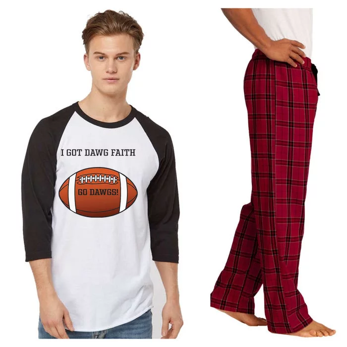 I Got Dawg Faith Go Dawg Raglan Sleeve Pajama Set