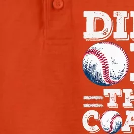 Ive Got Dibs On The Coach Funny Baseball Coach Dry Zone Grid Performance Polo