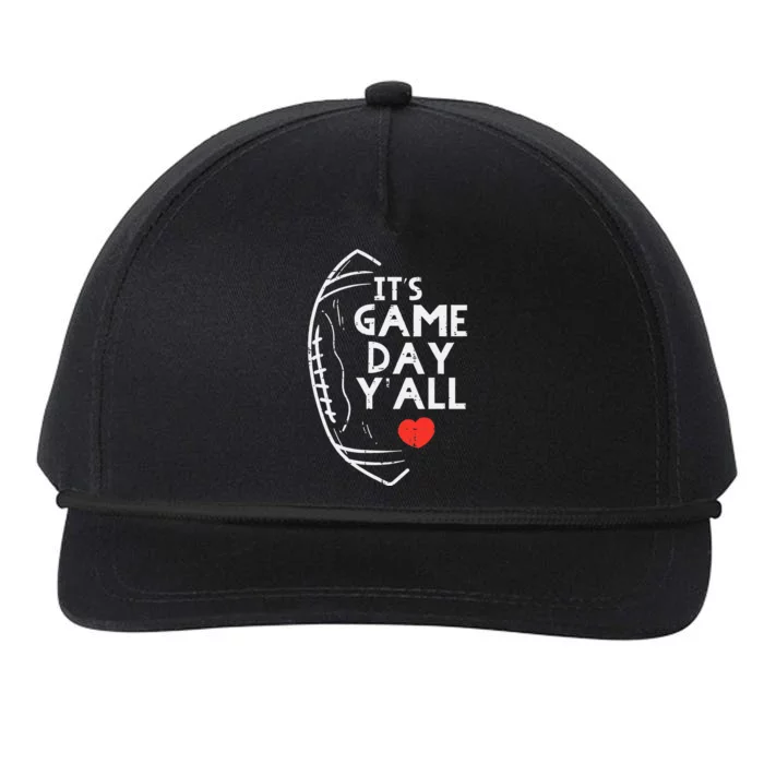 Its Game Day Yall American Football Sports Snapback Five-Panel Rope Hat