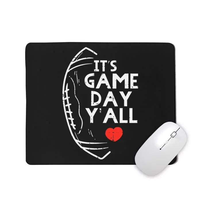 Its Game Day Yall American Football Sports Mousepad