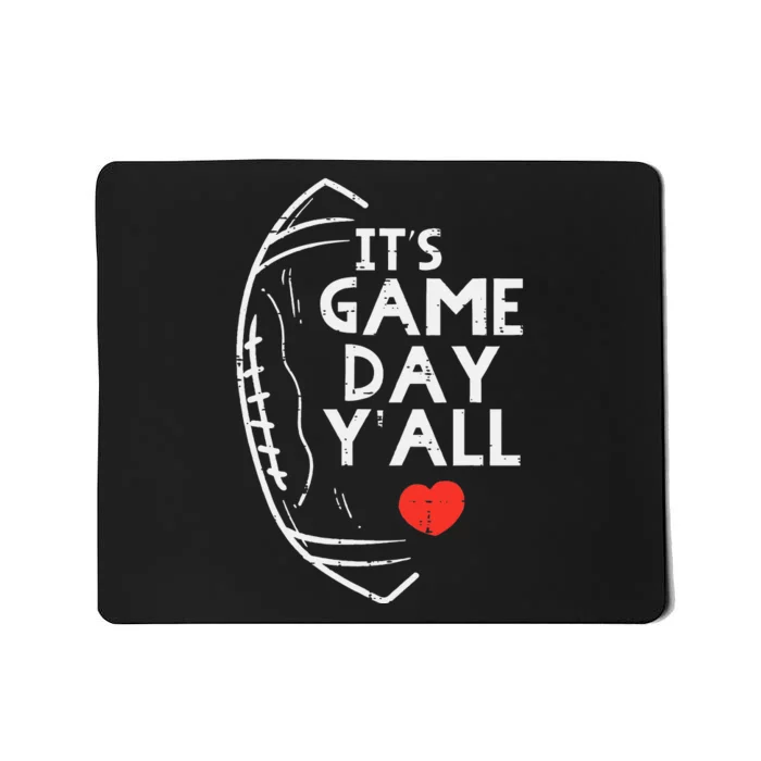 Its Game Day Yall American Football Sports Mousepad