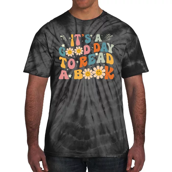 ItS Good Day To Read Book Library Reading Lovers Tie-Dye T-Shirt