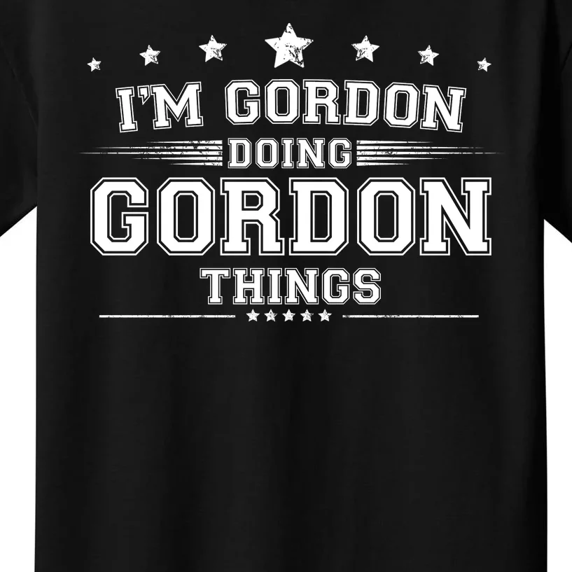 Im Gordon Doing Gordon Things Kids T-Shirt