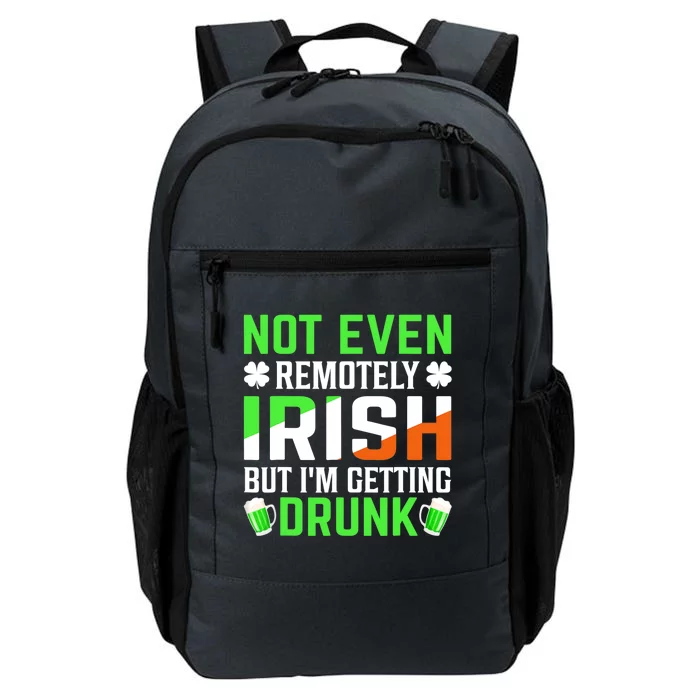 I'm Getting Drunk Irish Flag Shamrock St Patrick's Day Beer Daily Commute Backpack