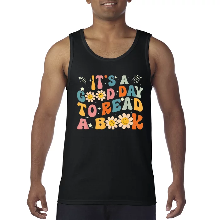 It's Good Day To Read Book Funny Library Reading Lovers Tank Top