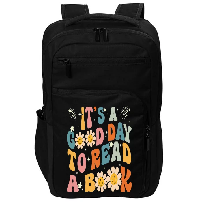 It's Good Day To Read Book Funny Library Reading Lovers Impact Tech Backpack