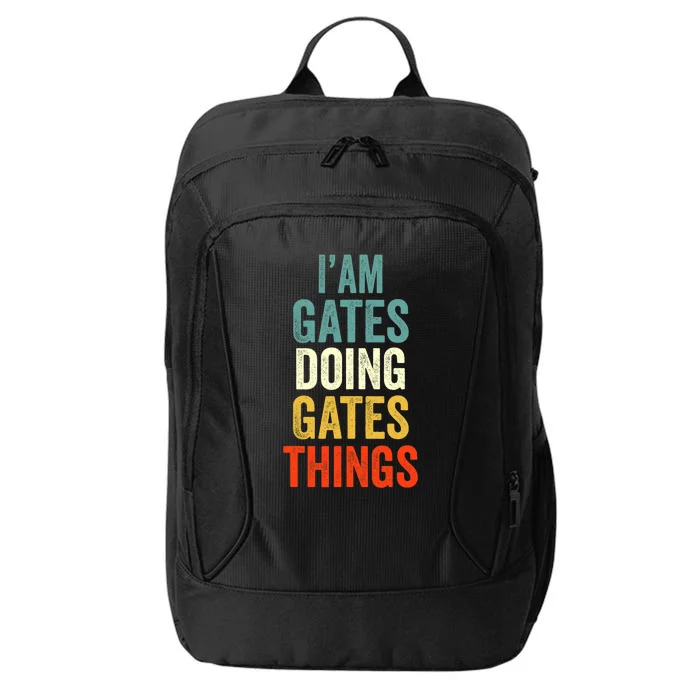 IM Gates Doing Gates Things Gates Personalized City Backpack