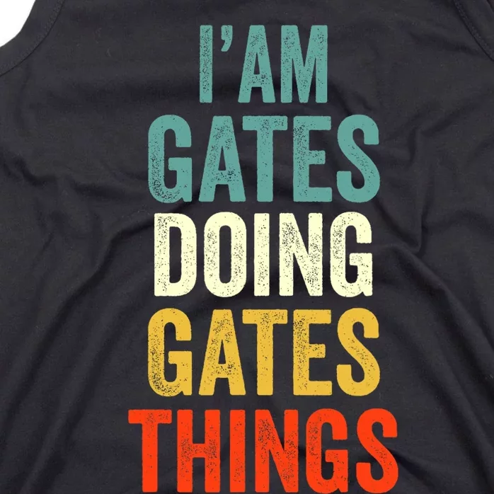 IM Gates Doing Gates Things Gates Personalized Tank Top