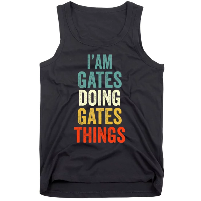 IM Gates Doing Gates Things Gates Personalized Tank Top