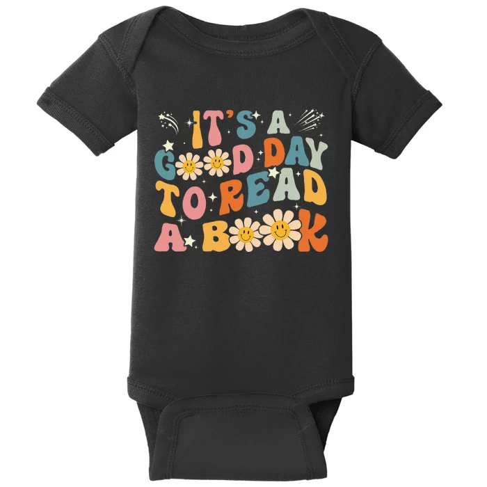 Its Good Day To Read Book Funny Library Reading Lovers Baby Bodysuit