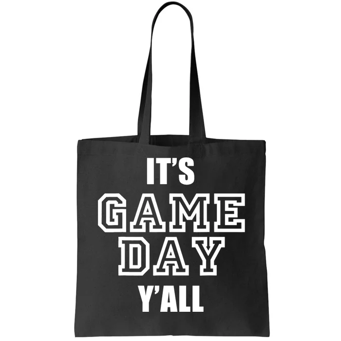 It's Game Day Y'all Funny Football Fan Tee Tote Bag