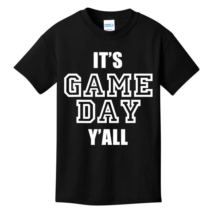 It's Game Day Y'all Funny Football Fan Tee Kids T-Shirt