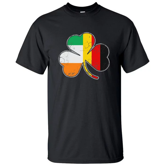 Irish German Flag Shamrock Funny St Patricks Day Gifts Tall T-Shirt