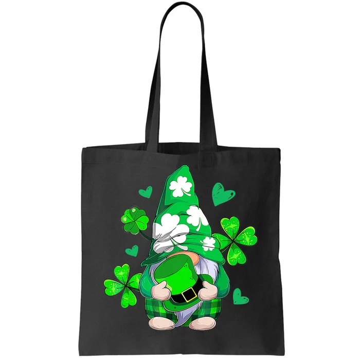 Irish Gnomes Funny Shamrock Gnome St Patrick's Day Tote Bag