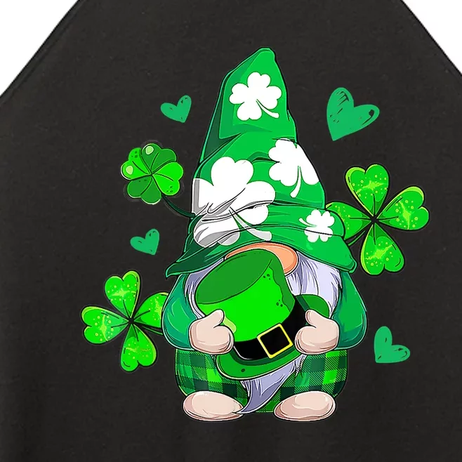 Irish Gnomes Funny Shamrock Gnome St Patrick's Day Women’s Perfect Tri Rocker Tank