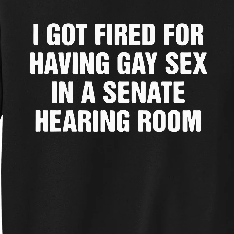 I Got Fired For Having Gay Sex In A Senate Hearing Room Sweatshirt