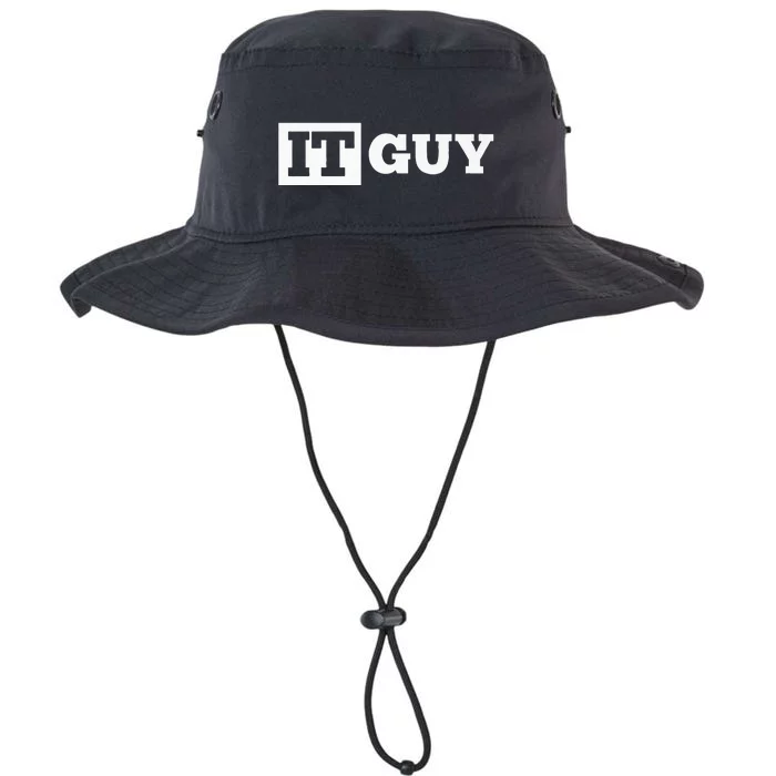 IT Guy Funny Information Technology Tech Desktop Support Legacy Cool Fit Booney Bucket Hat