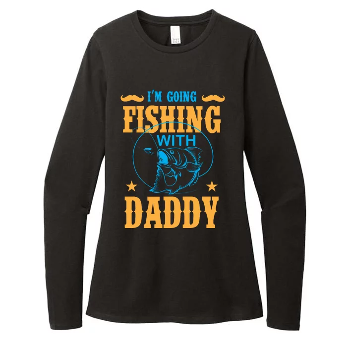 I'm Going Fishing With Daddy Womens CVC Long Sleeve Shirt