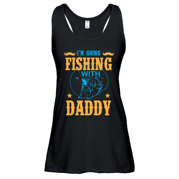 I'm Going Fishing With Daddy Ladies Essential Flowy Tank