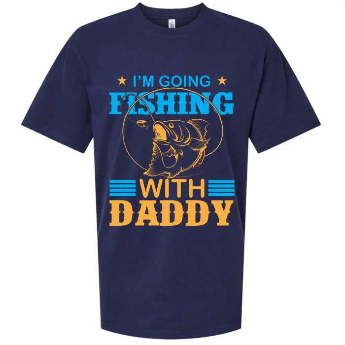 I'm Going Fishing With Daddy Sueded Cloud Jersey T-Shirt