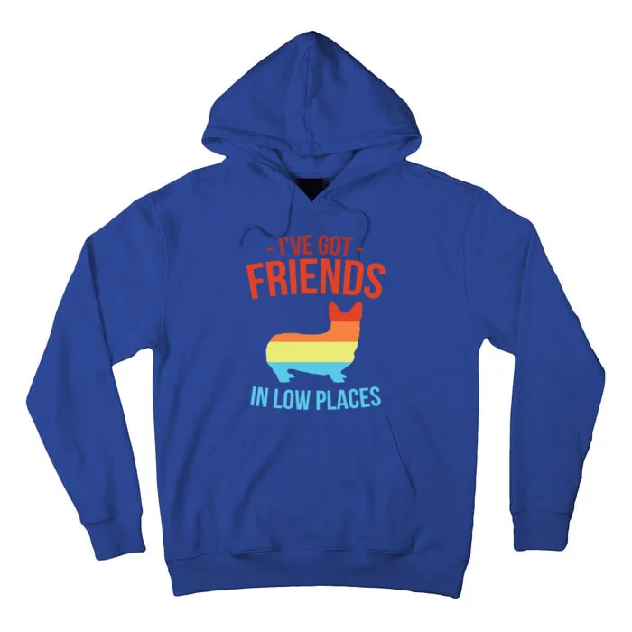 I've Got Friends In Low Places Pembroke Welsh Corgi Gift Tall Hoodie