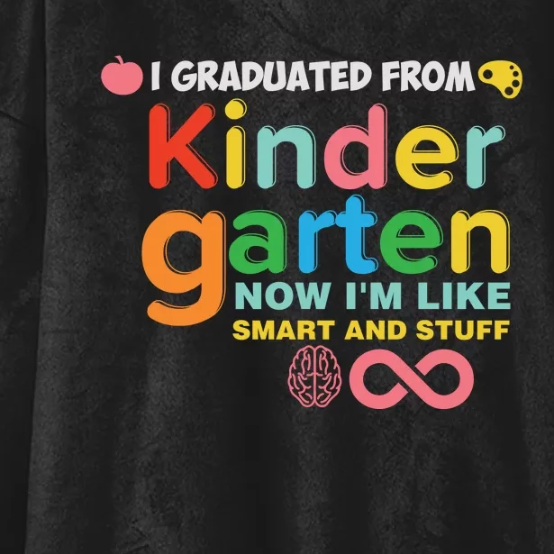 I Graduated From Kindergarten Hooded Wearable Blanket