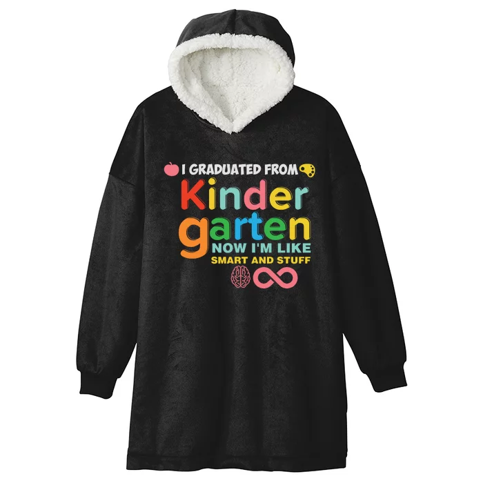 I Graduated From Kindergarten Hooded Wearable Blanket