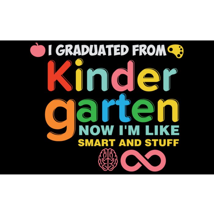 I Graduated From Kindergarten Bumper Sticker