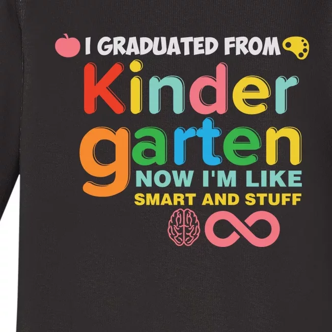 I Graduated From Kindergarten Baby Long Sleeve Bodysuit