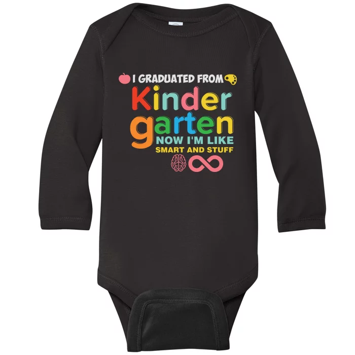 I Graduated From Kindergarten Baby Long Sleeve Bodysuit