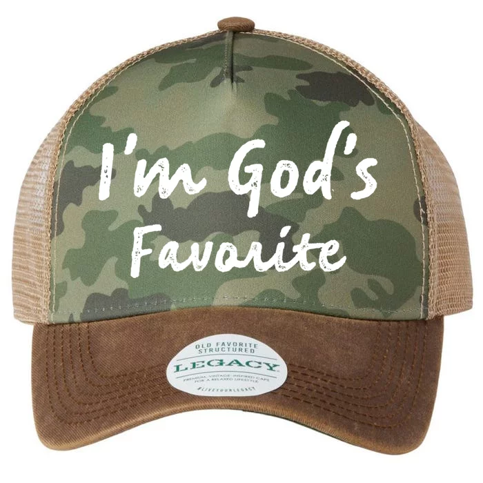 Im Gods Favorite Christian Religious Church Gift Legacy Tie Dye Trucker Hat