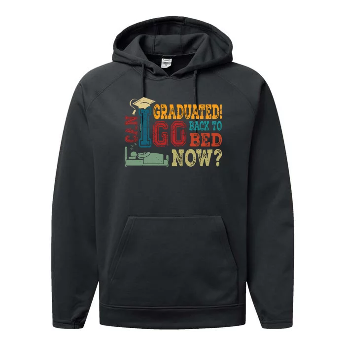 I Graduated Funny Graduation For Him Her High School College Performance Fleece Hoodie