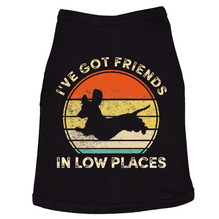 IVe Got Friends In Low Places Funny Dachshund Doggie Tank