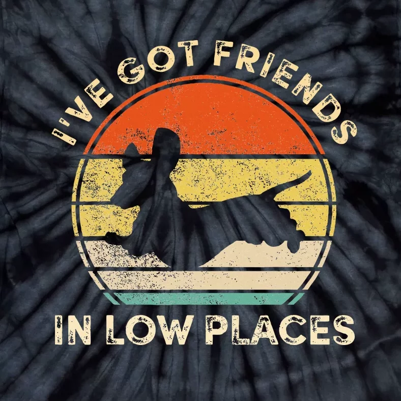 IVe Got Friends In Low Places Dachshund Wiener Dog Tie-Dye T-Shirt