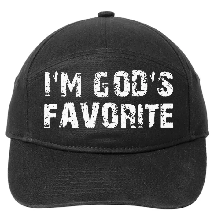 IM GodS Favorite Christian Religious 7-Panel Snapback Hat