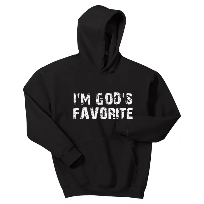 IM GodS Favorite Christian Religious Kids Hoodie