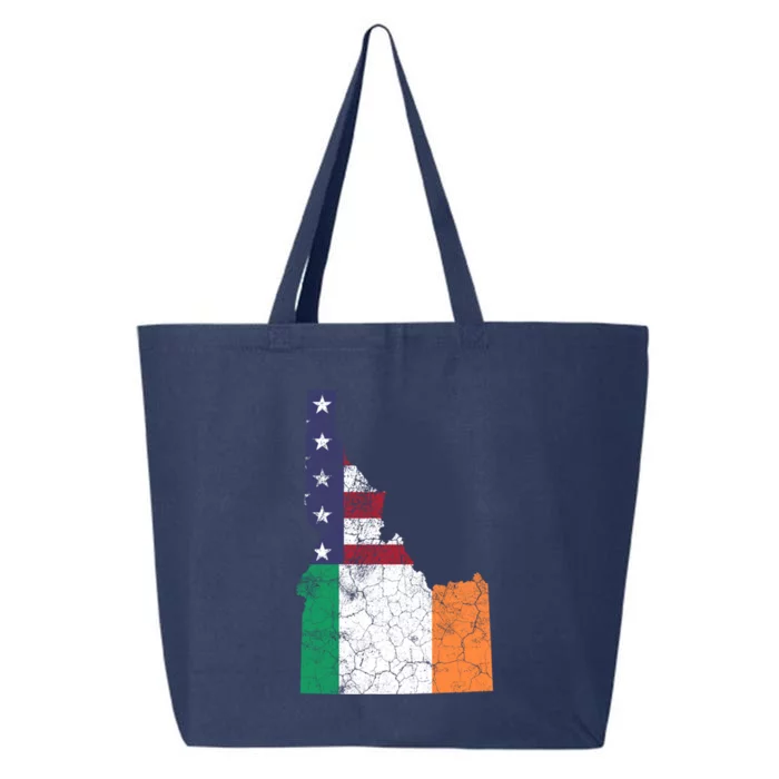 Idaho Great Gift Irish American Flag St Patrick's Day Saint Paddy Meaningful Gif 25L Jumbo Tote