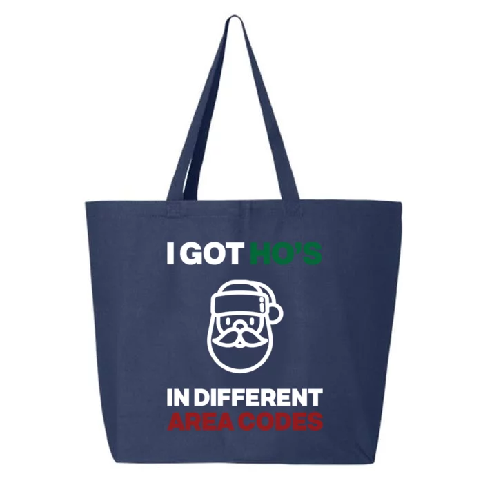 I Got Hos In Different Area Codes Funny Christmas Meme Gift Great Gift 25L Jumbo Tote