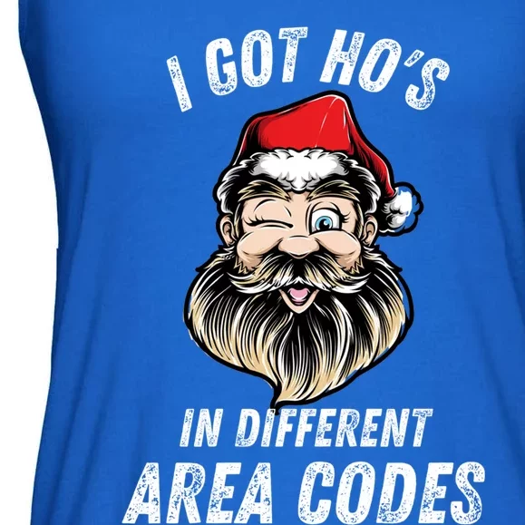 I Got Hos In Different Area Codes Gift Ladies Essential Flowy Tank