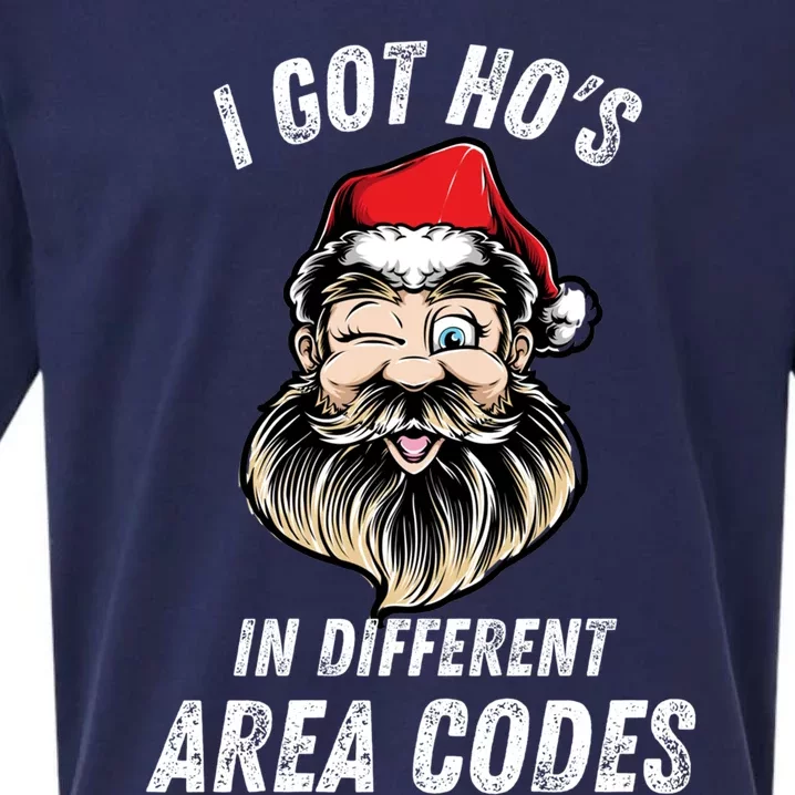 I Got Hos In Different Area Codes Gift Sueded Cloud Jersey T-Shirt